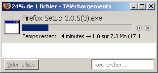 Gestionnaire Telechargement